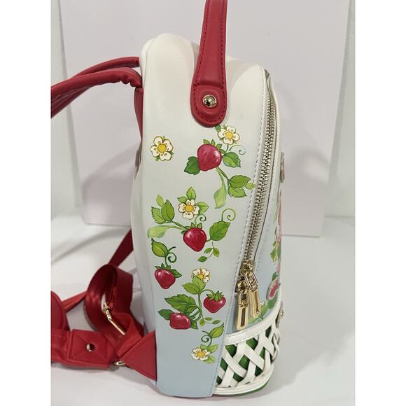 New Garden Strawberry Shortcake Boxed Lunch Exclusive Mini Backpack w Coin Purse - Picture 13 of 15